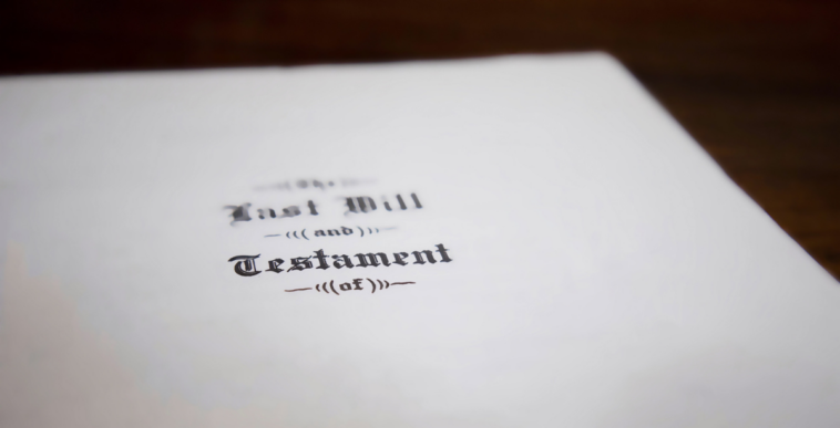 The front page of a wll.