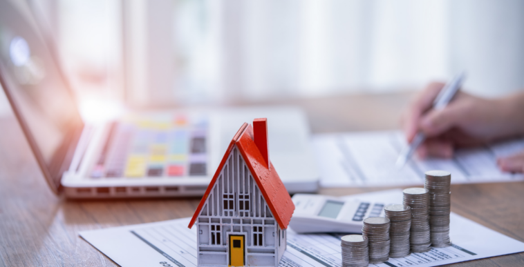 person filling out loan paperwork