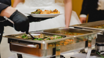 A buffet of hot plates.