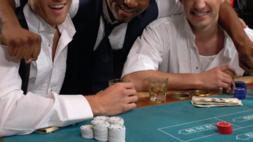 young men at casino
